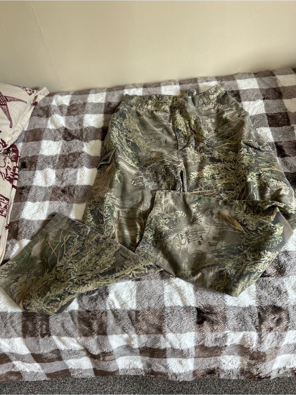 VTG Real Tree Pro Series Camouflage Hunting Pants - Green/Brown Camo Mens XL
